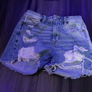 american eagle mom jean shorts